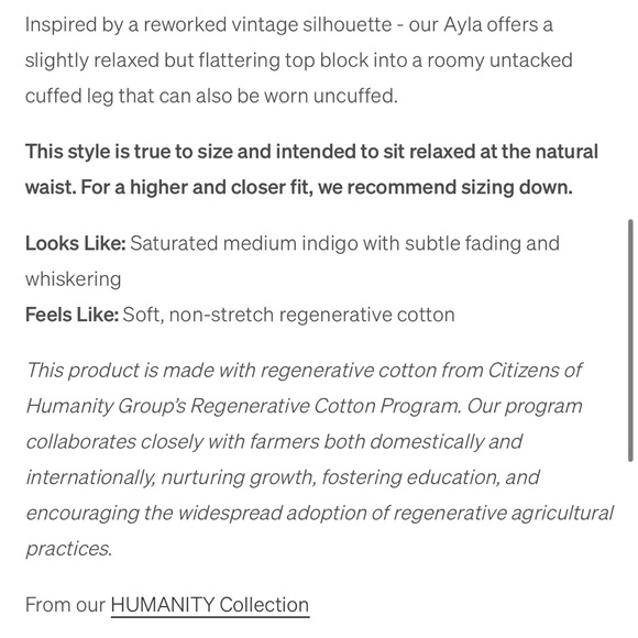 BNWT Citizens of Humanity Ayla Jean Brielle Size 25 - Picture 4 of 8